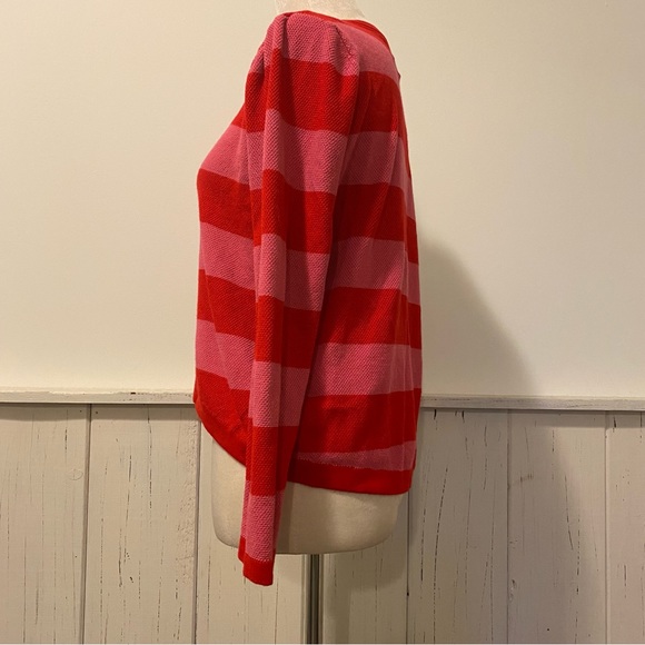 Compañia Fantastica Small Red Pink Striped Sweater - Picture 4 of 9